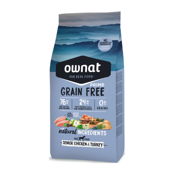 OWNAT GF PRIME SENIOR CHICKEN&TURKEY  (DOG)