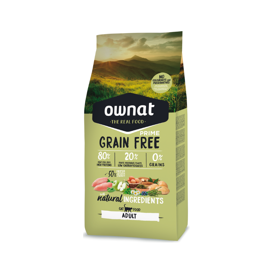 OWNAT GF PRIME ADULT CHICKEN & TURKEY (CAT)