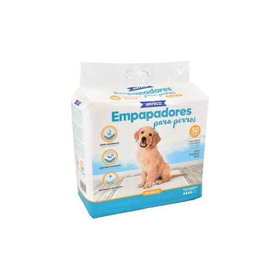 PADS 60x90cm PACK SUPERECONOMICO 50 Uds. Empapadores higiénicos educativos para perros